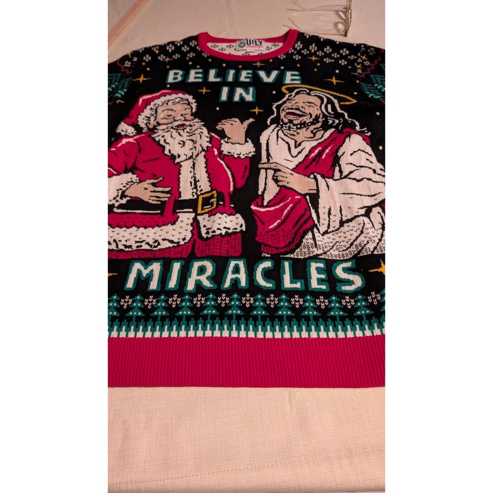 Women's Ugly Christmas Sweater Ever Made Size 2XL